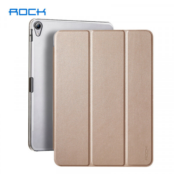 Bao da chính hãng ROCK Touch Series cho iPad Pro 11.0 2018 - Vàng