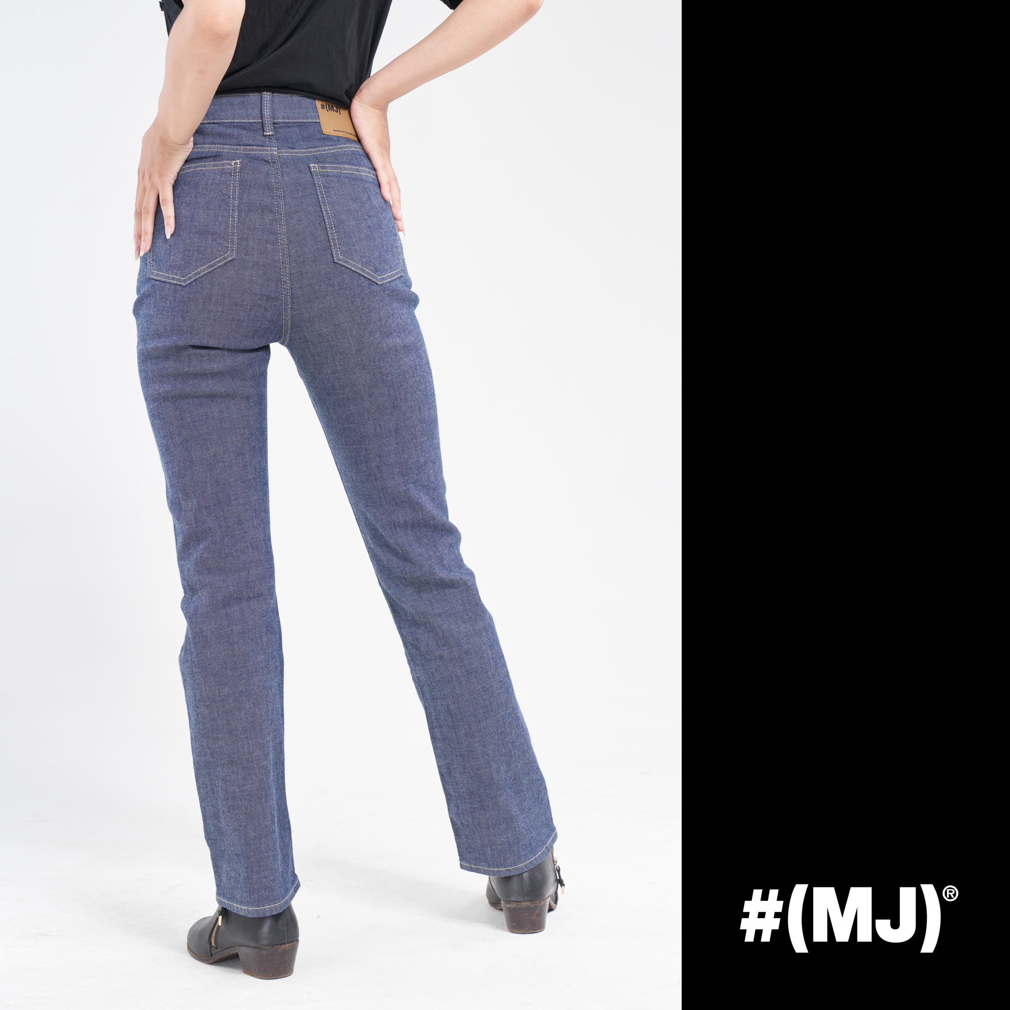 Quần jeans lửng nữ ống đứng thời trang MESSI WJB0125
