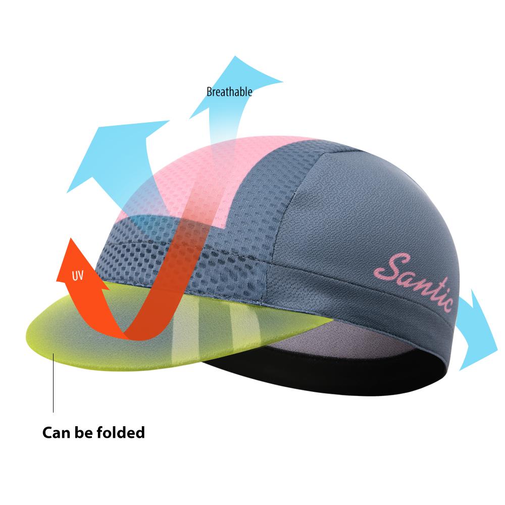Santic Mũ Đi Xe Đạp Ngoài Trời Đi Xe Chống Nắng Mũ Thể Thao Xuân Hè Thấm Hút Mồ Hôi Nhanh Free Size W0P059 Color: W0P059P