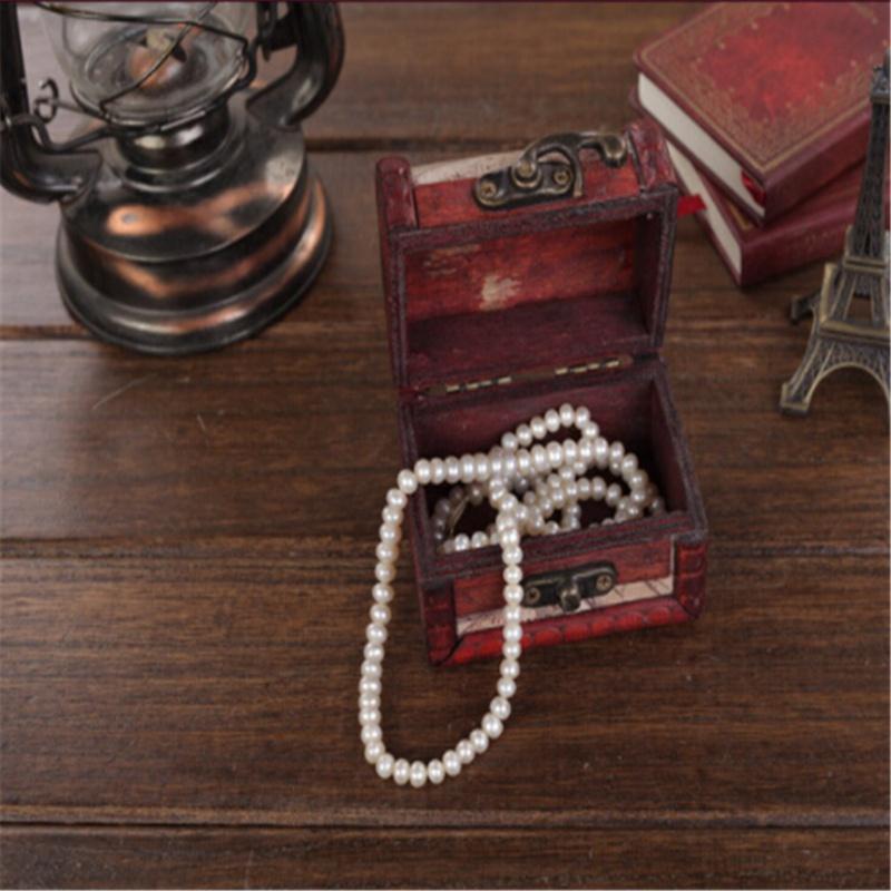 Hộp Gỗ Đựng Con Dấu Phong Cách Retro