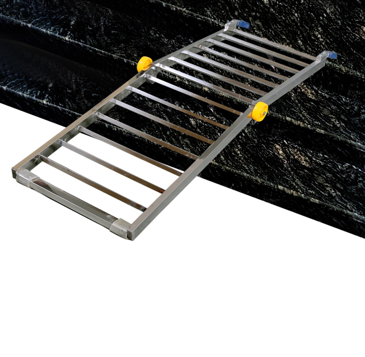 Thang đi xe máy inox . kt 130x45cm