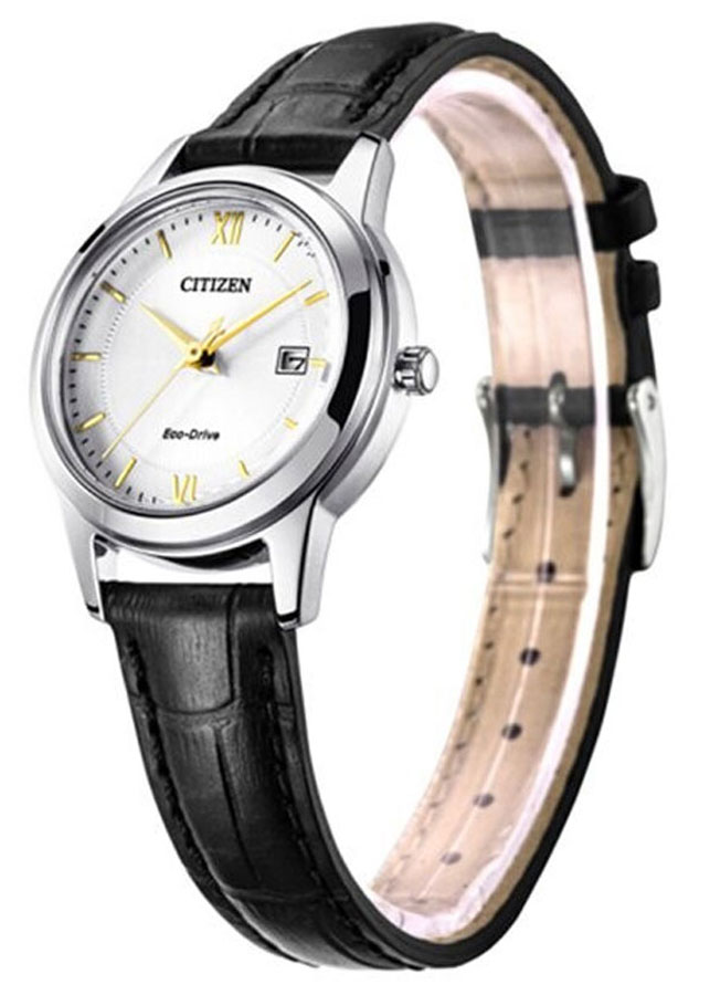 Đồng Hồ Nữ Citizen Dây Da FE1086-12A - Mặt Trắng