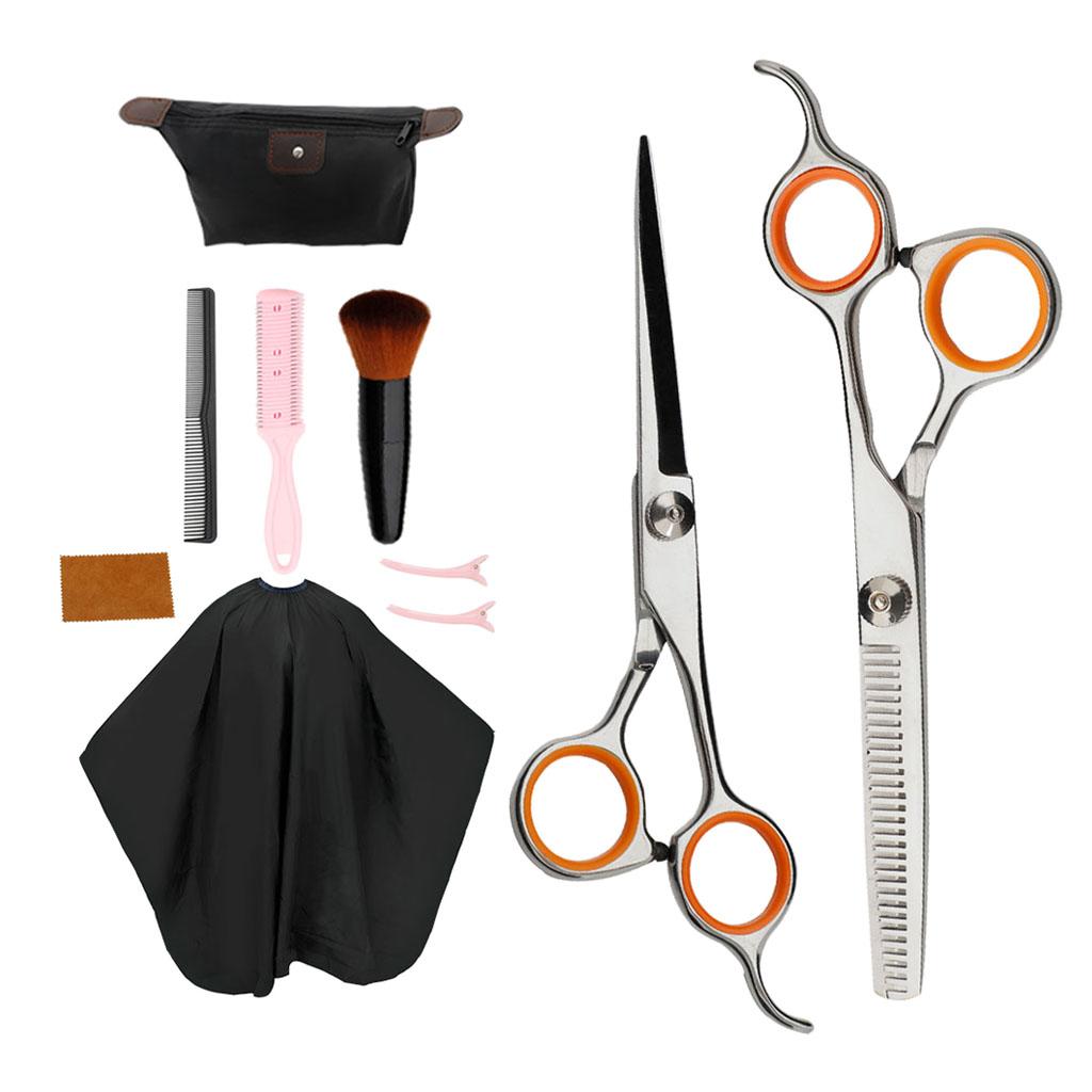 Bộ dụng cụ và phụ kiện kéo cắt tóc dành cho nam nữ Hairdressing Scissors Kit and Accessories
