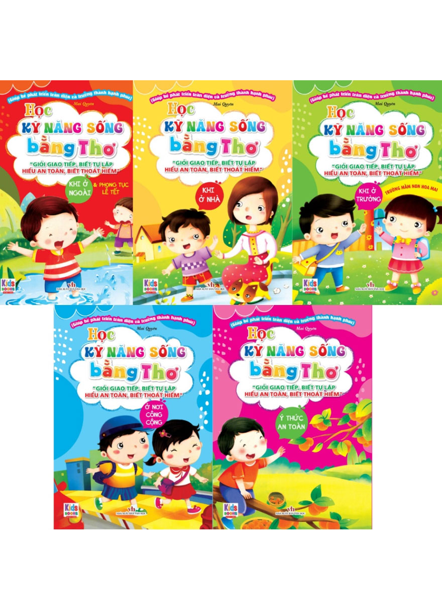 Combo Học Kỹ Năng Sống Bằng Thơ  _VT