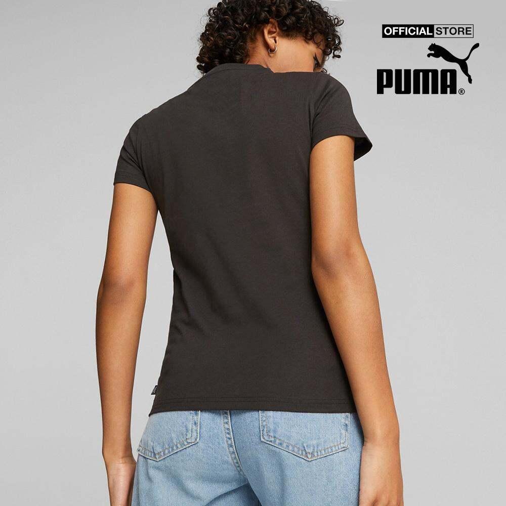 PUMA - Áo thun nữ cổ tròn tay ngắn ESS Graphic 677150-0