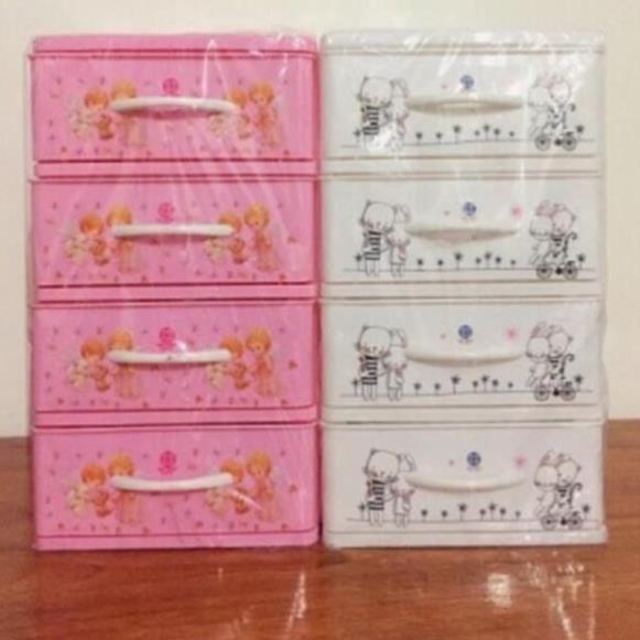 Tủ nhựa mini 4 tầng Việt Nhật $