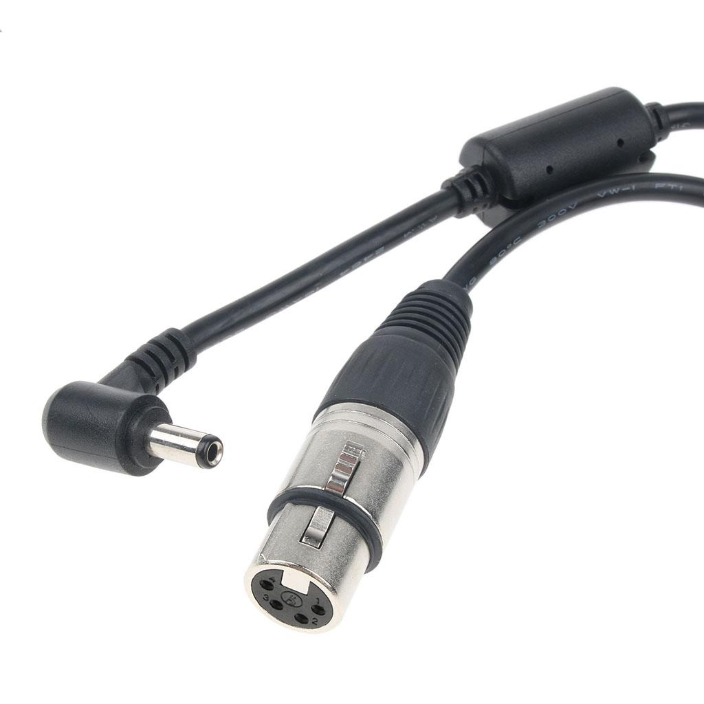 For BMD URSA Mini DC Coupler Battery Power Supply Cable Cord Wire DC-4PXLR