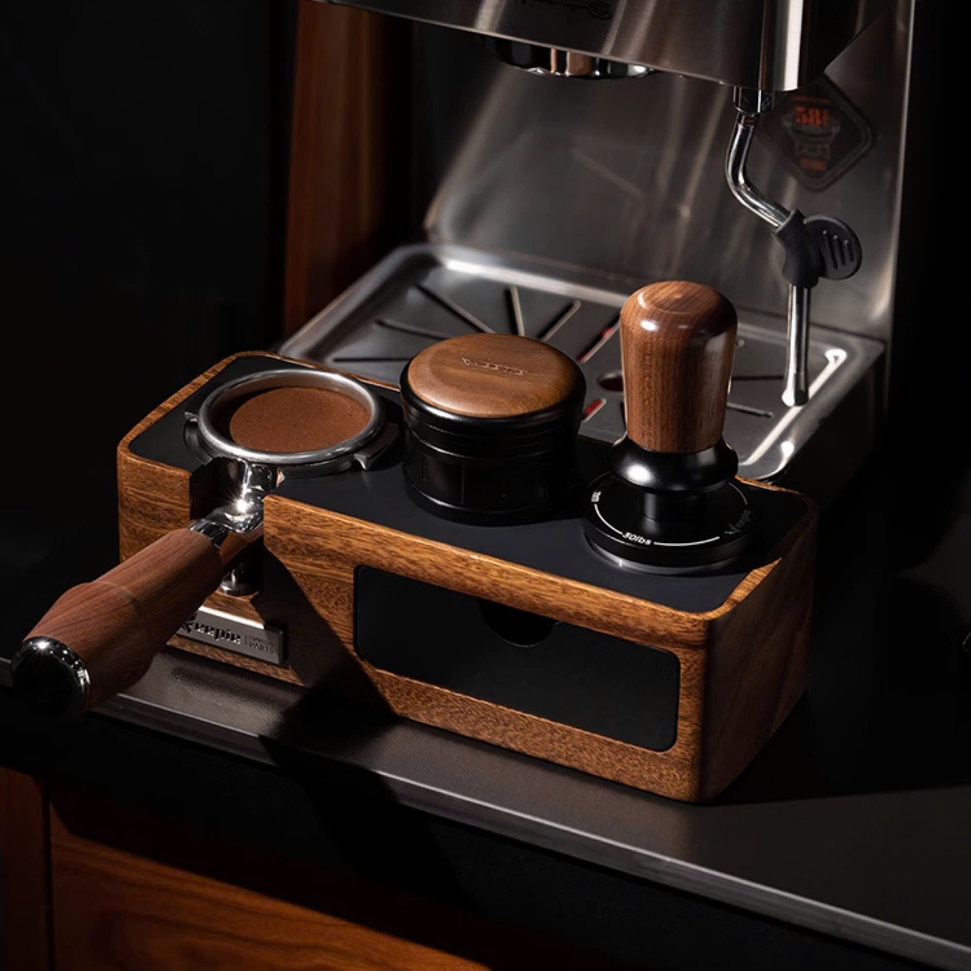 Feepie OCD san phẳng bề mặt cà phê Wood charm