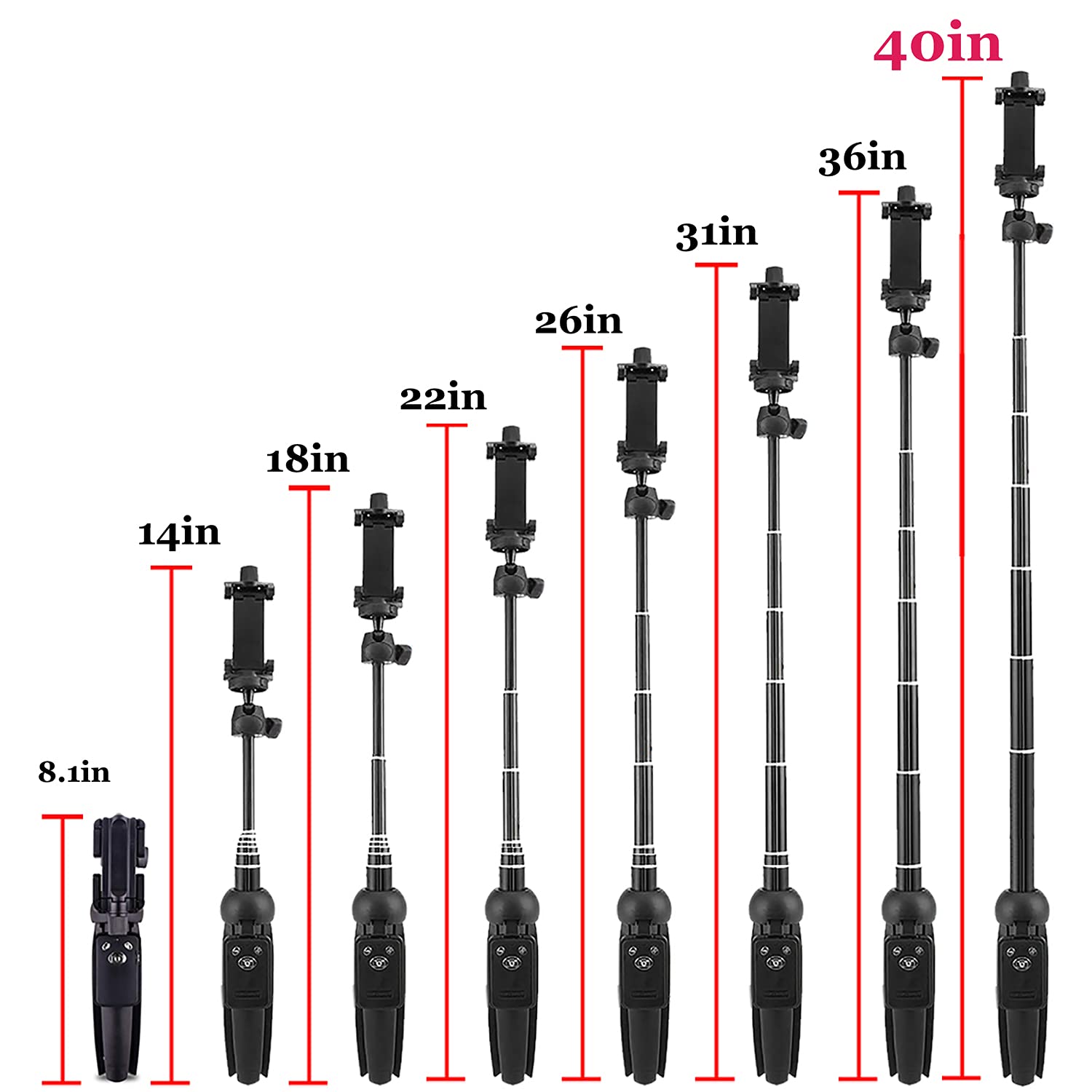 Gậy tự sướng tripod Yunteng YT-9928 đa năng có remote chụp ảnh - Hàng chính hãng