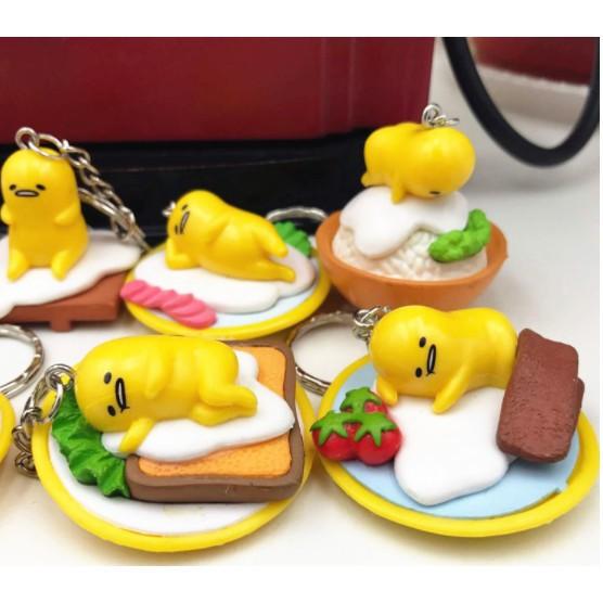 Móc khóa gudetama nhật trứng ốp la kute--hàng rất tốt bền thuthuyshop169