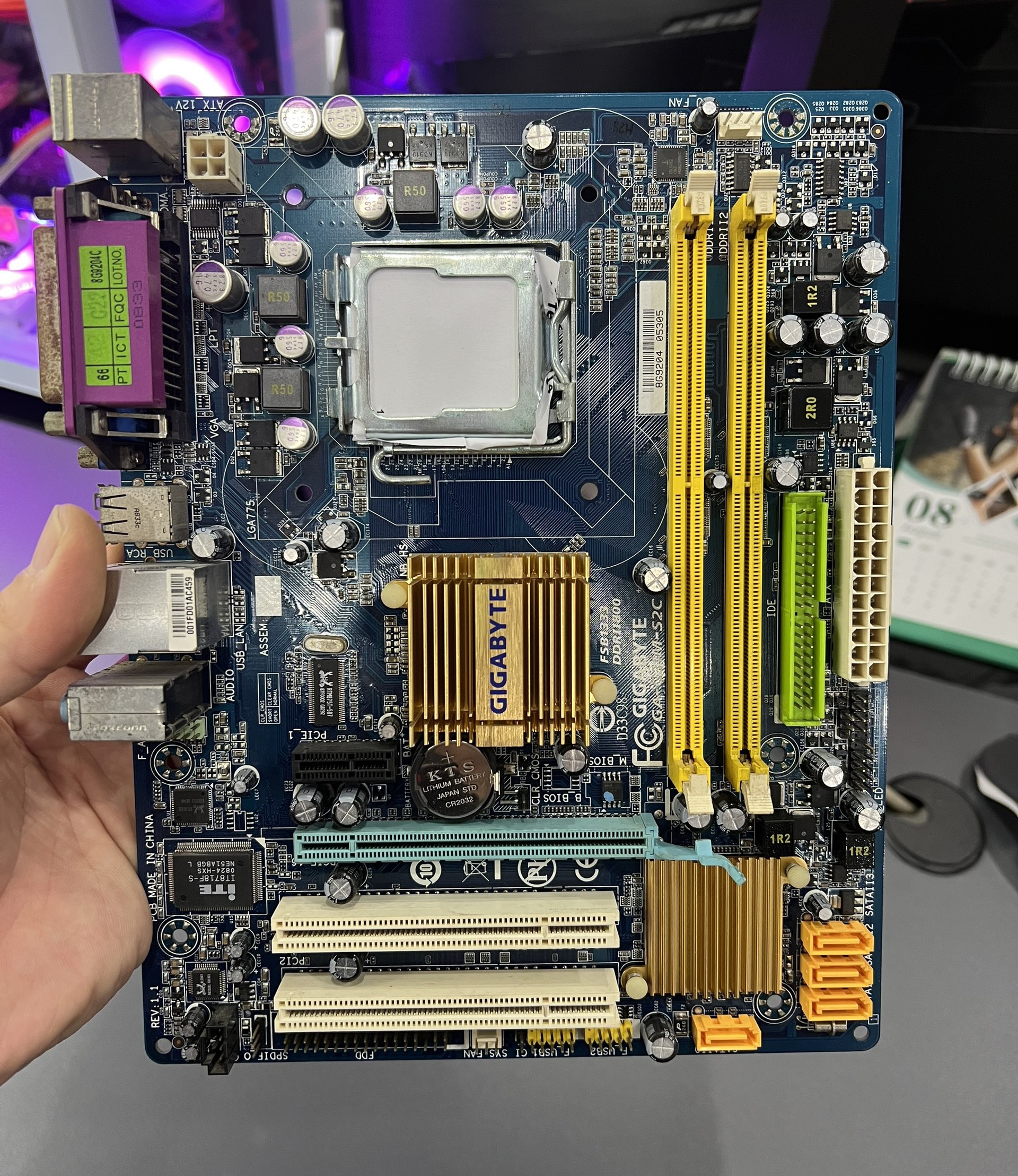 Mainboard Gigabyte G31 DDR2 Socket 775 - Hàng Chính Hãng