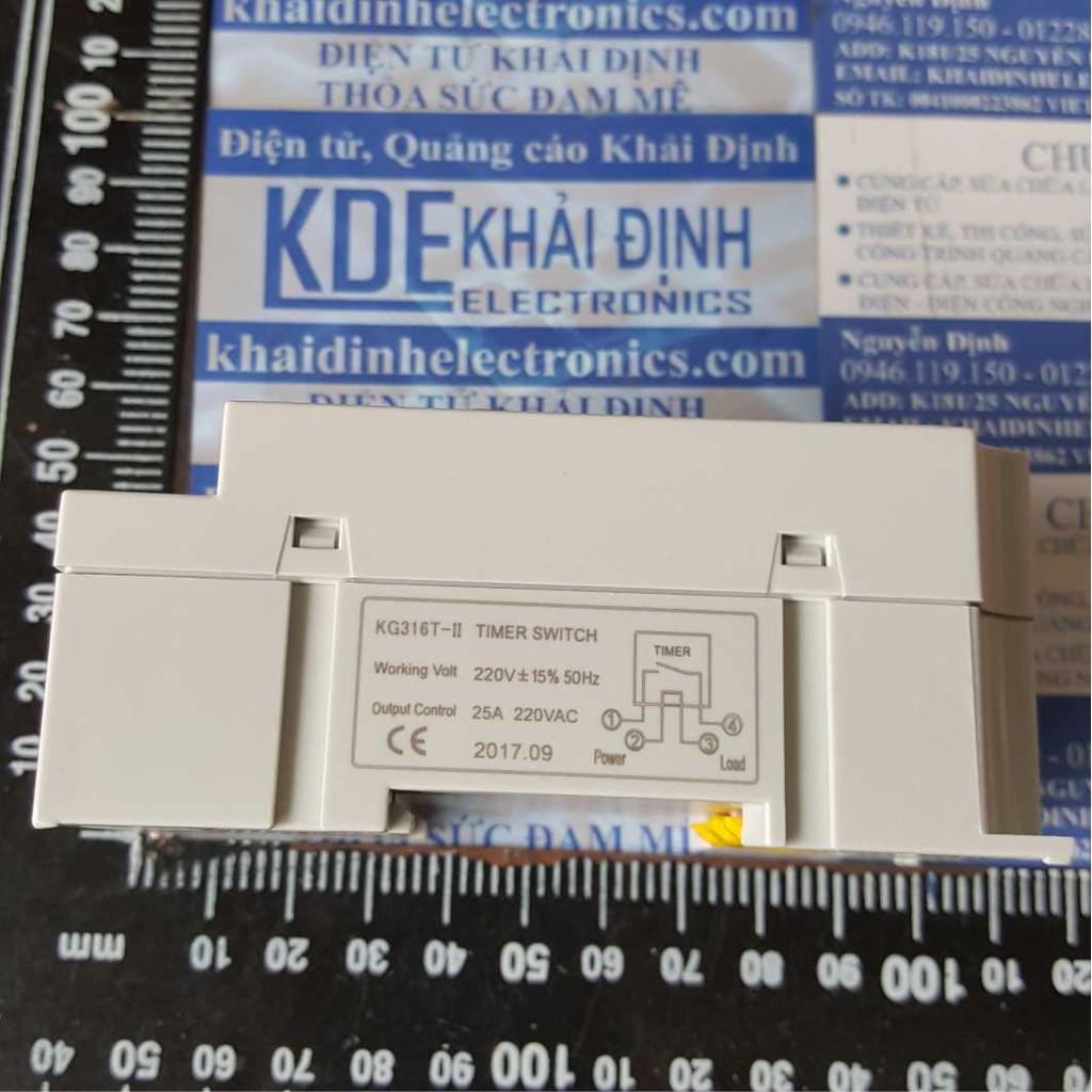 THIẾT BỊ HẸN GIỜ SỐ KG316T-2 MÀU TRẮNG, RẤT NHIỀU CHẾ ĐỘ KDE3672