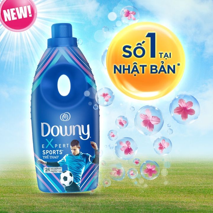 Combo 2 Nước Xả Vải Downy Thể Thao 2.4L
