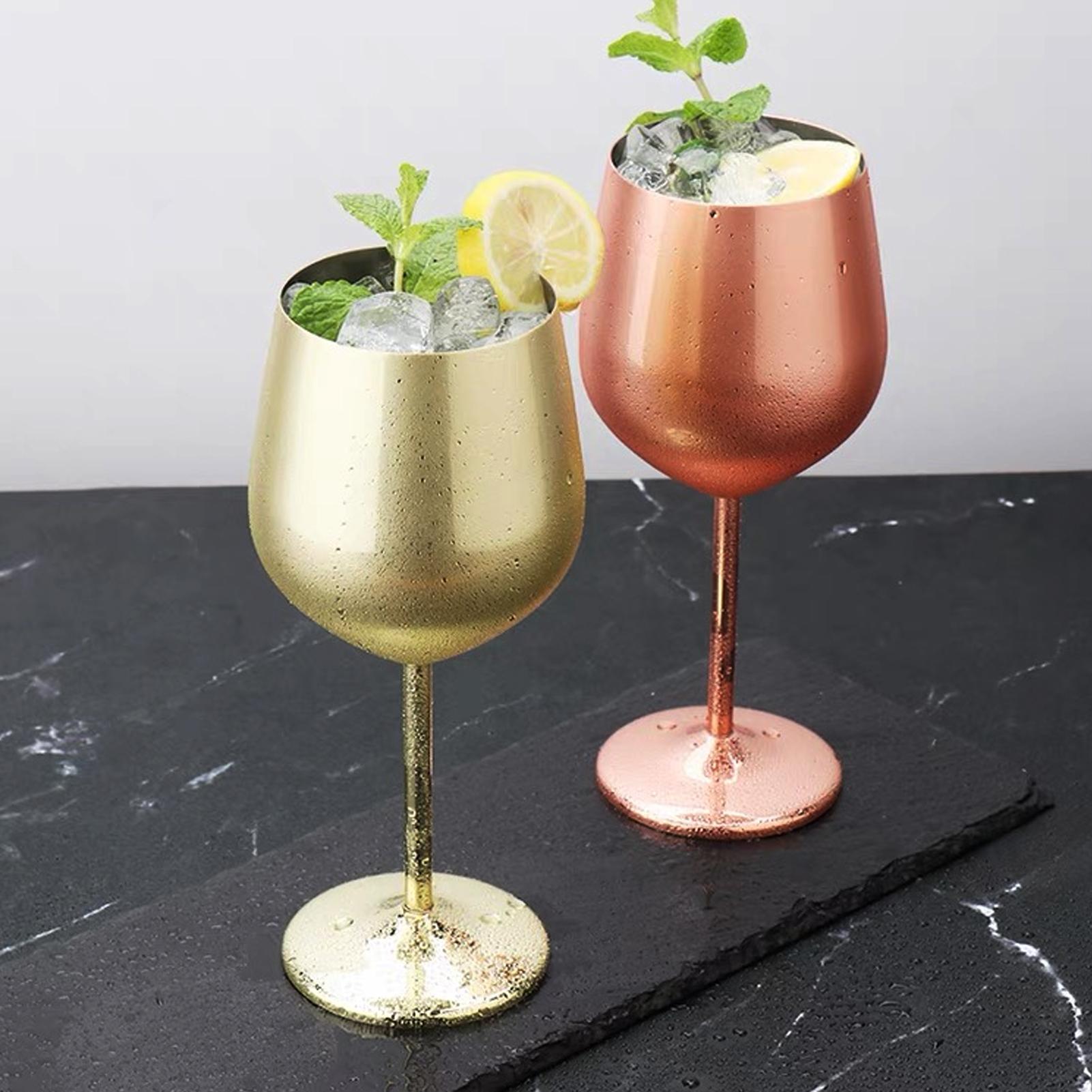 500ML/17Ounce Red Wine Goblet Outdoor Wine Container Stainless Steel Champagne Cup Premium Quality All Purpose