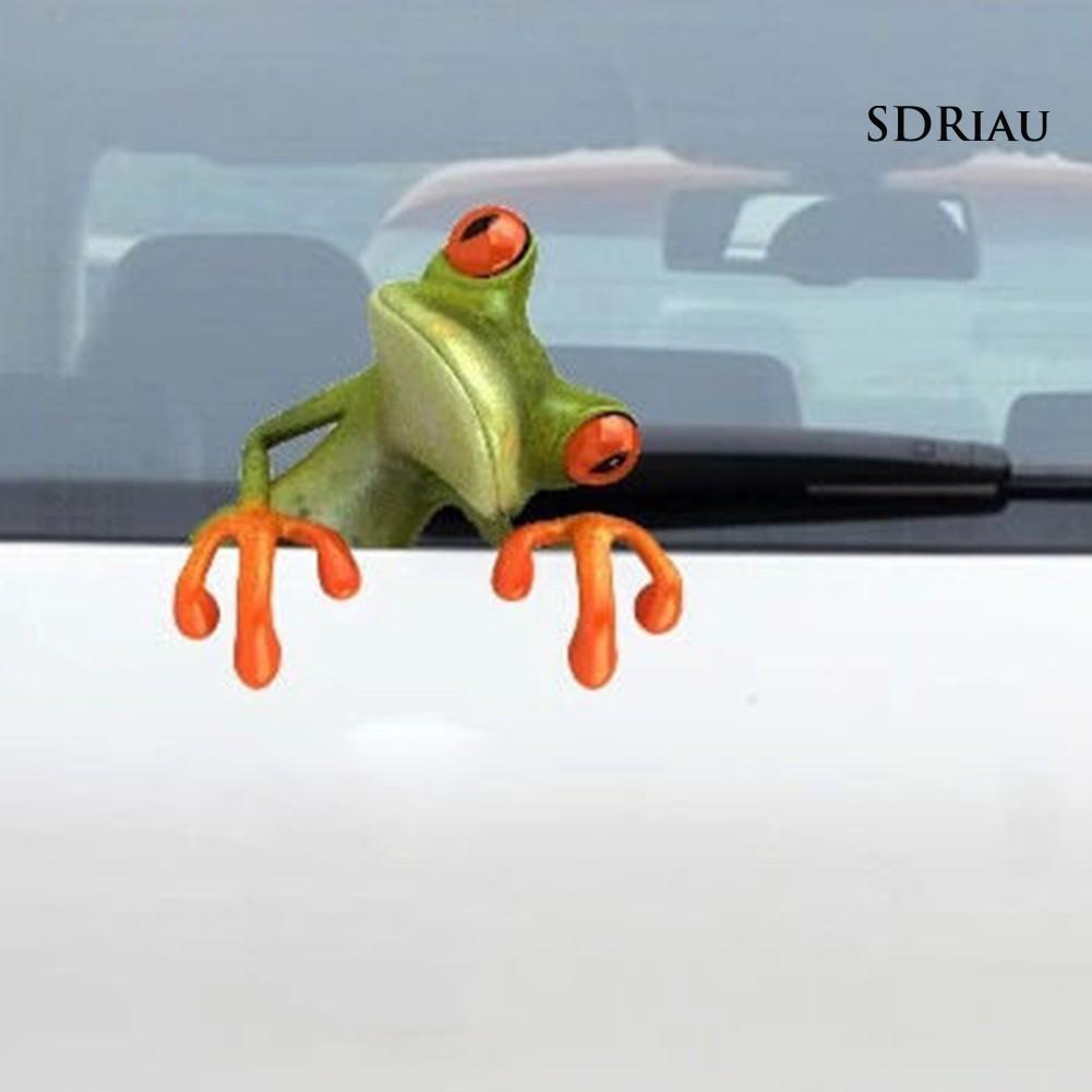 Sticker Dán Hình Con Ếch 3d
