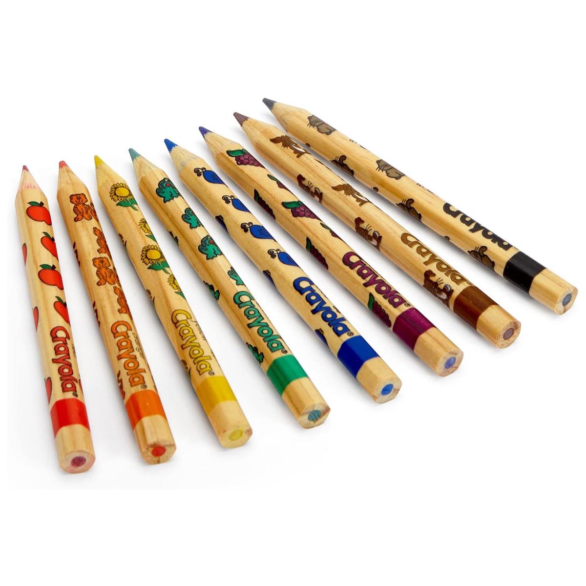 Hộp 8 Bút Chì Màu Write Start Thân Bút Lục Giác Dễ Cầm Nắm - Crayola 684108