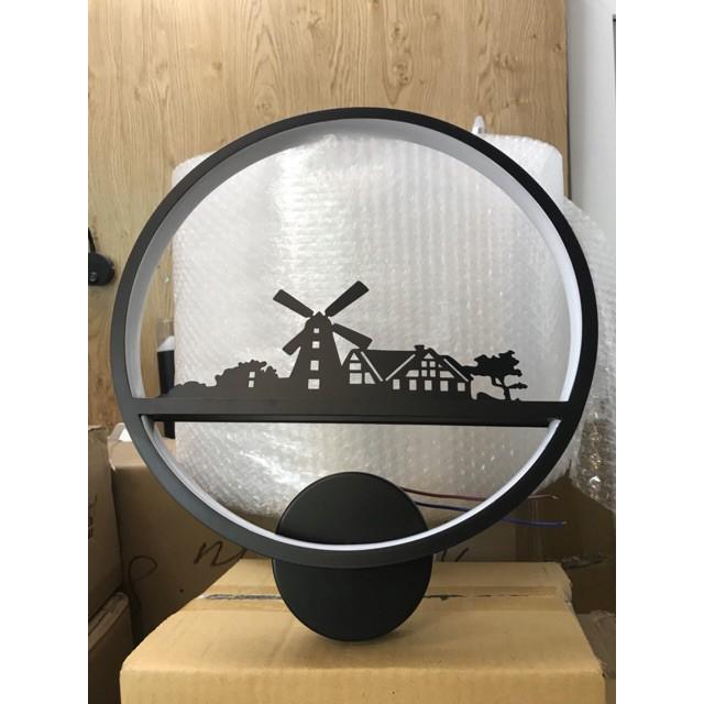 Đèn treo tường led cối xay gió, đèn phòng ngủ