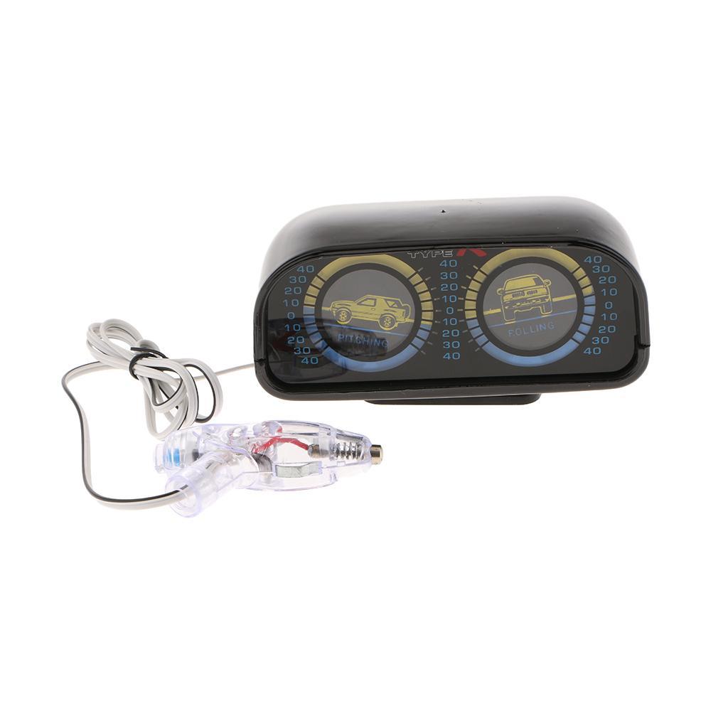 Roll/Pitch Indicator Clinometer without Compass with LED