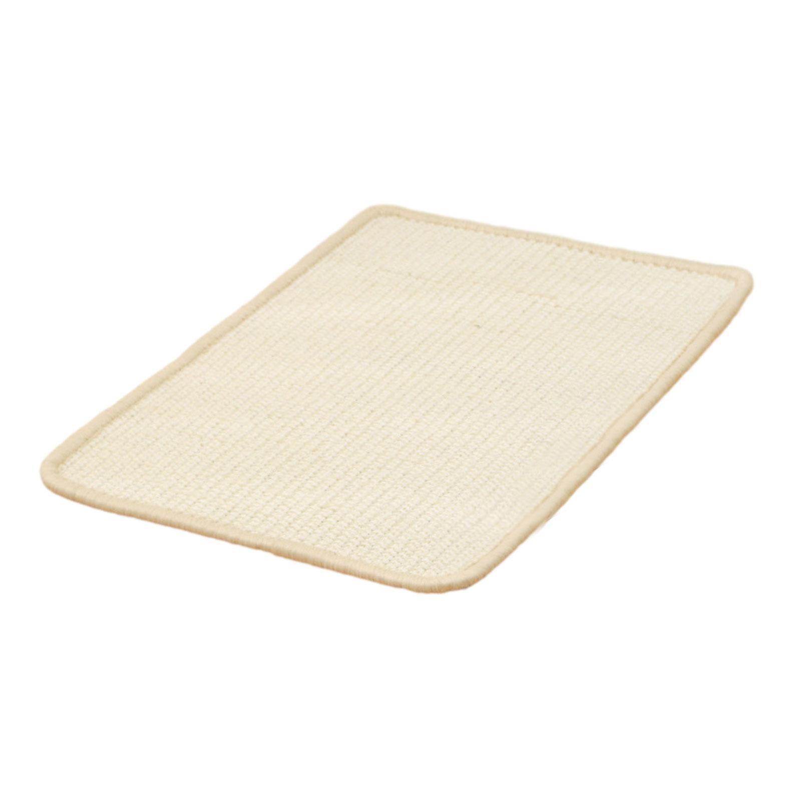 Cat Scratch Mat, Cat Floor Scratching Pad, Wear Resistant Horizontal Sisal Cat Scratching Pad for Bed Carpet Couch Sofa