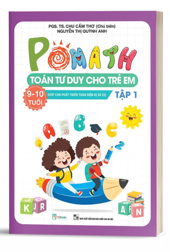 Pomath Toán tư duy cho trẻ em - Tập 1 - Bản Quyền