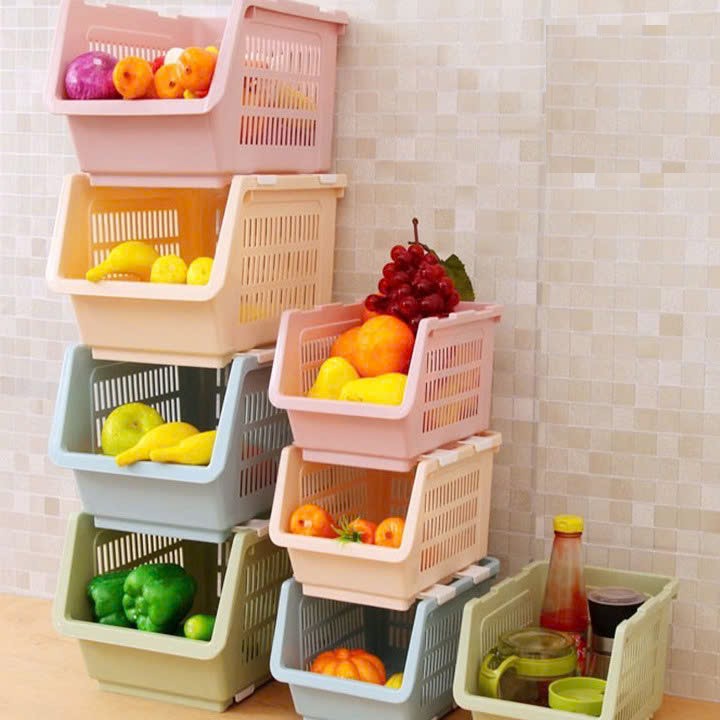kệ để đồ nhựa Việt Nhật cao cấp 5569 , kệ đựng đồ gấp gọn xếp tầng nhựa Việt Nhật