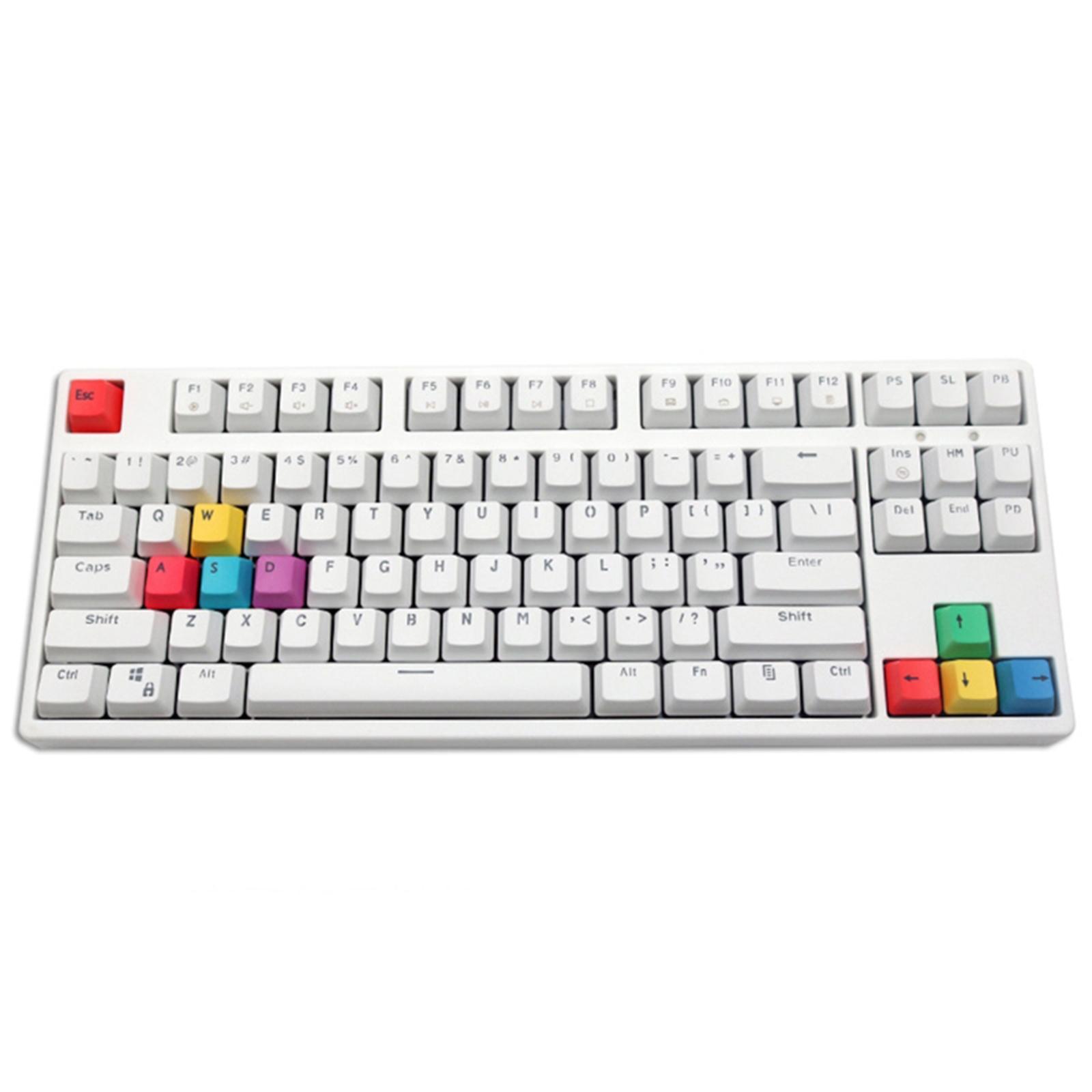 Upgraded PBT Pudding Keycaps 9pcs Set ESC ,  Keys , W , A , S , D
