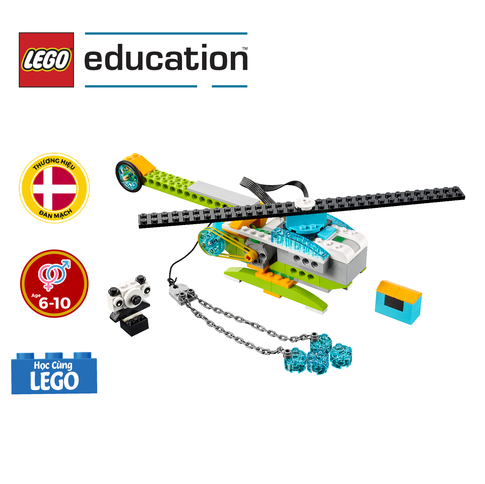 Bộ Lập Trình Robot Wedo MILO LEGO EDUCATION - 45300 (280 Chi Tiết)