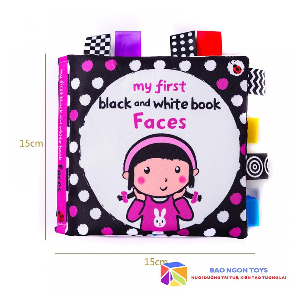 BỘ SÁCH VẢI TIẾNG ANH TUYỆT VỜI ĐẦU TIÊN CHO BÉ SƠ SINH&quot;BABY'S VERY FIRST BOOK&quot; PHÁT TRIỂN GIÁC QUAN- BAO NGON TOYS