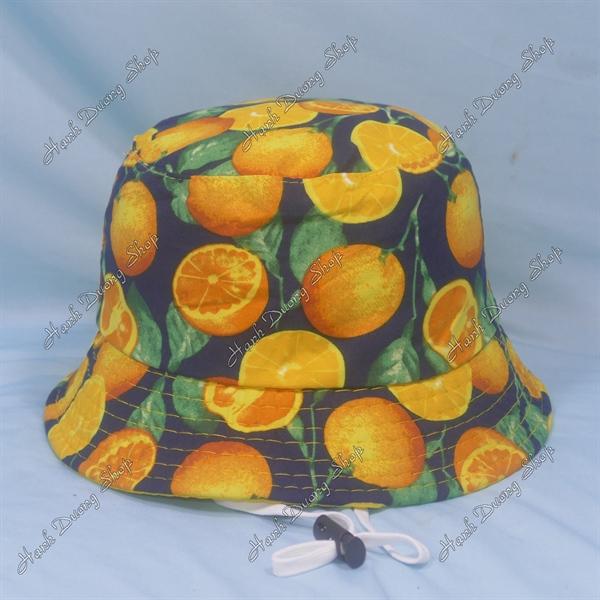 Nón tai bèo đi biển, mũ bucket trẻ em 3-5 tuổi size đầu 50-51cm vành nhỏ 5cm - Trái Quýt
