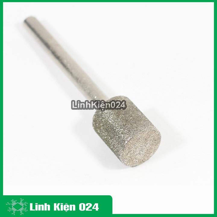 Đầu mài Kim Cương Mũi Trụ Siêu Cứng Trục 6mm