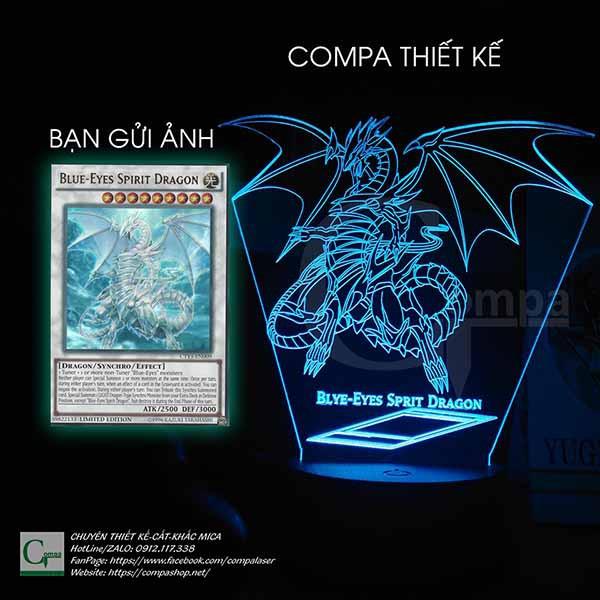 Đèn Ngủ Yugi-Oh Rồng Trắng Mắt Xanh Type 03