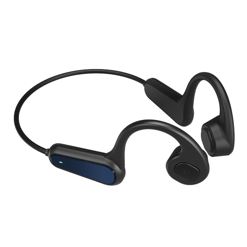 A9  Headphones Bluetooth 5.0 Open Ear for Driving Gym  black