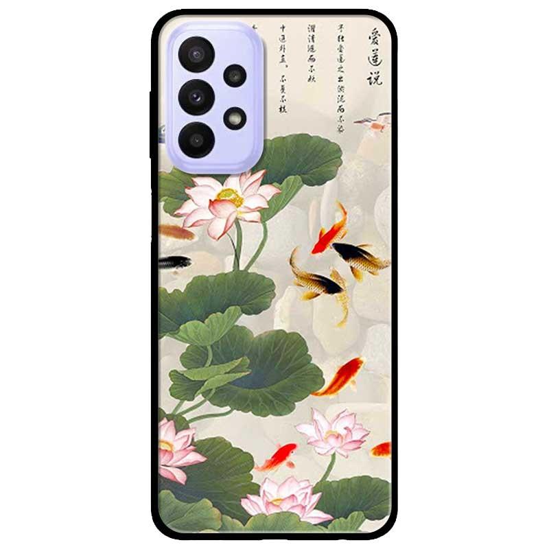 Ốp lưng dành cho Samsung A23 4G - A53 5G - A73 mẫu Tranh Cá Koi