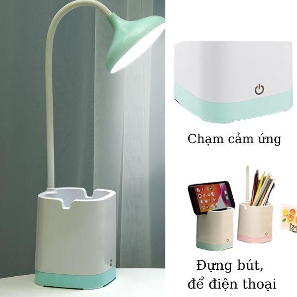 Đèn bàn đọc sách hộp bút 3 chế độ LED chạm cảm ứng