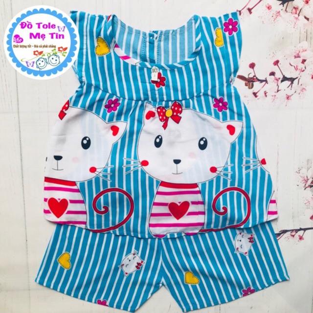 Đồ tole (lanh) Đùi bé gái 5-38kg - ib shop gửi màu còn theo size