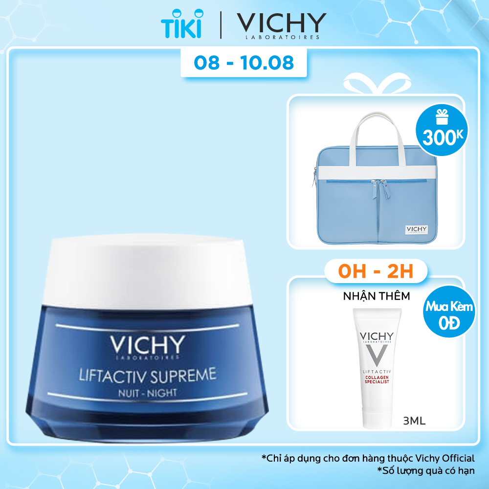 Vichy Kem Dưỡng Chống Nhăn Săn Chắc Da Ban Đêm Liftactiv Ds Night Cream 50ml