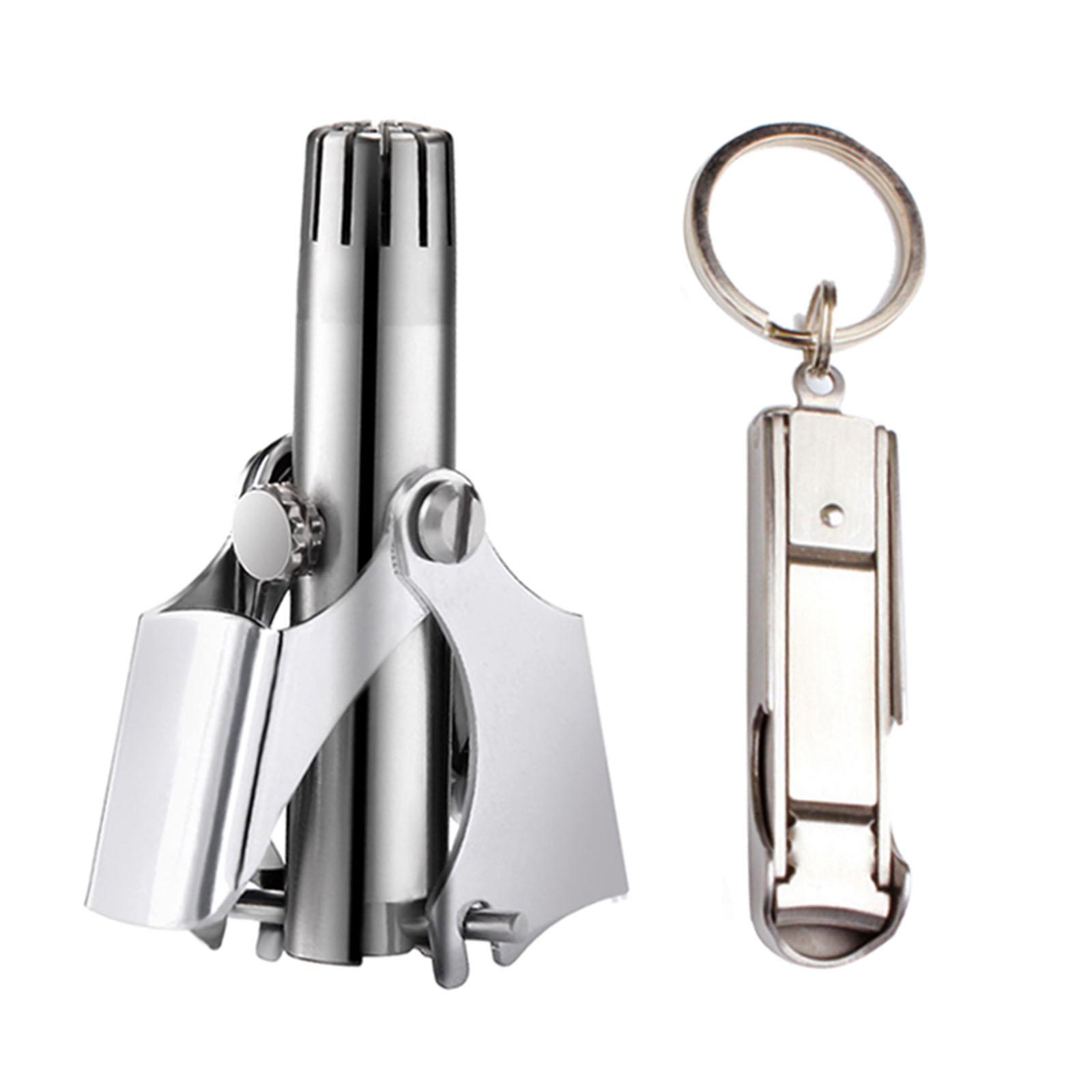 Portable Travel Manual Nose Ear Hair Trimmer Nose Hair Remover Nasal Shaver