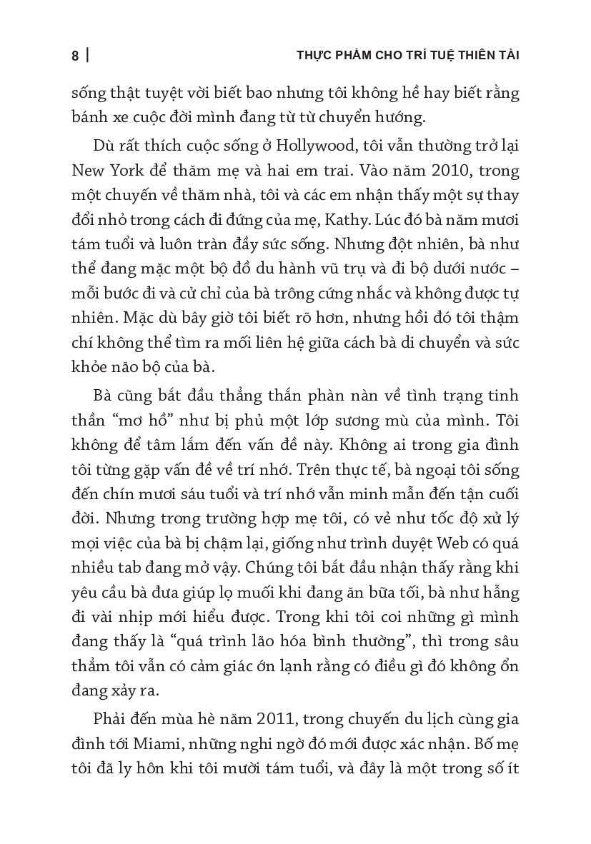 Y học & Sức khoẻ. Thực phẩm cho Trí tuệ Thiên tài - Để thông minh hơn, hạnh phúc hơn, năng suất hơn