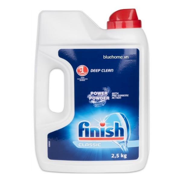 HỘP BỘT RỬA CHÉN FINISH 2,5KG (HƯƠNG CHANH – 250 LẦN DÙNG) – (DÙNG CHO MÁY RỬA CHÉN 8-9-12-13-14 BỘ)