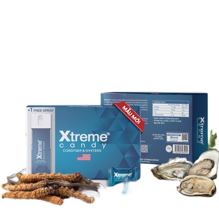 Kẹo sâm, Đông trùng hạ thảo và Hàu Xtreme từ Mỹ