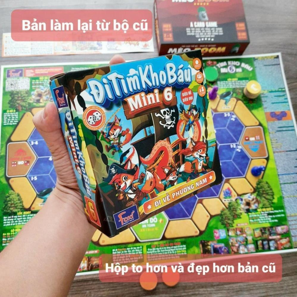Boardgame Đi Tìm Kho Báu Mini 6 - Foxi