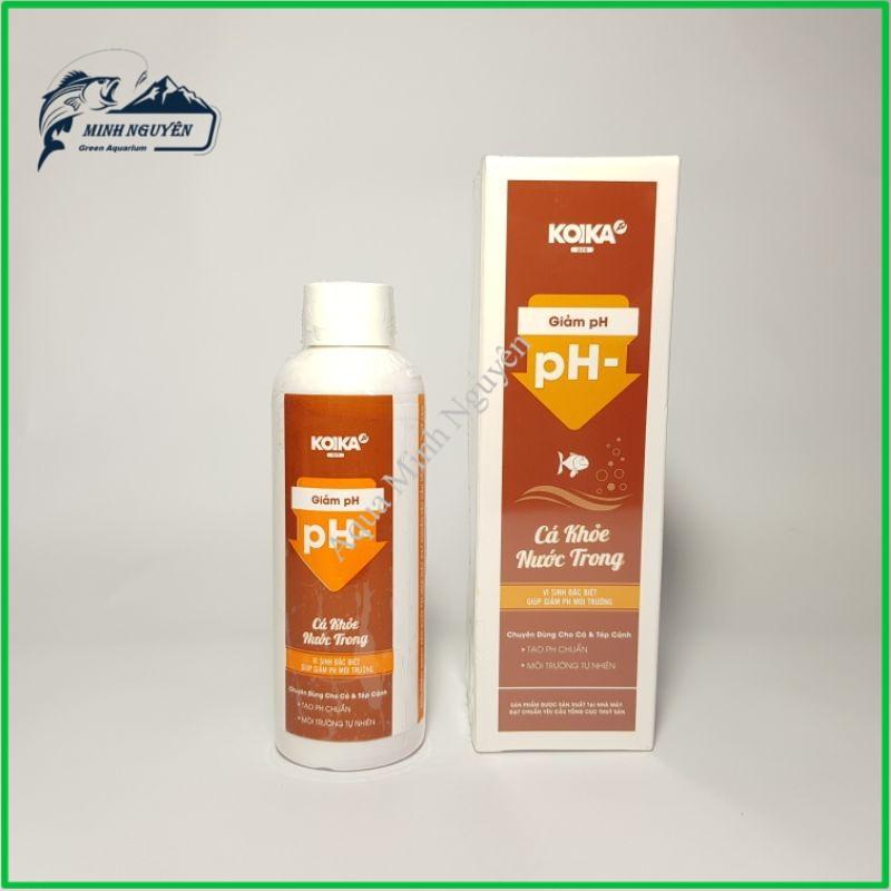 VI SINH KOIKA PH- KOIKA GIẢM PH CHO BỂ CÁ CẢNH HỒ CÁ CẢNH TÉP CẢNH CAO CẤP