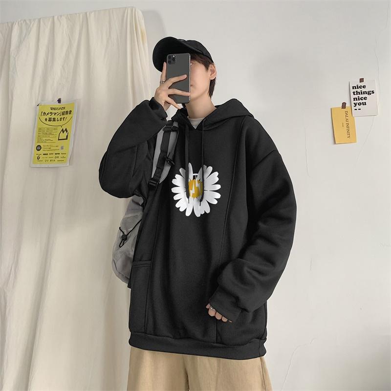 Áo Hoodie Tay Dài Thời Trang Phong Cách Hàn Quốc Cho Nam 3 Màu M-2Xl