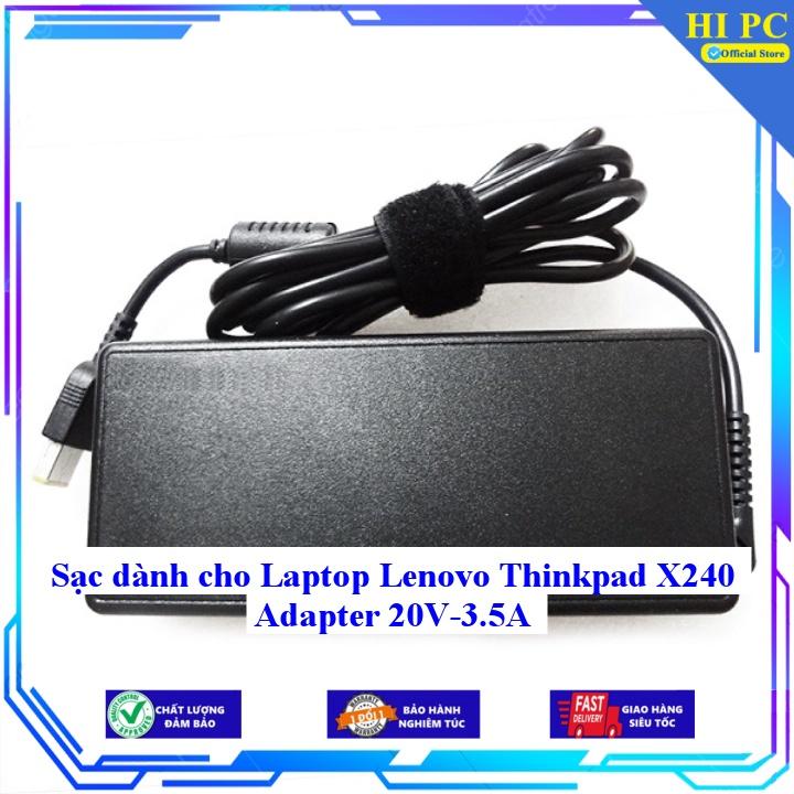 Sạc dành cho Laptop Lenovo Thinkpad X240 Adapter 20V-3.5A - Kèm Dây nguồn - Hàng Nhập Khẩu