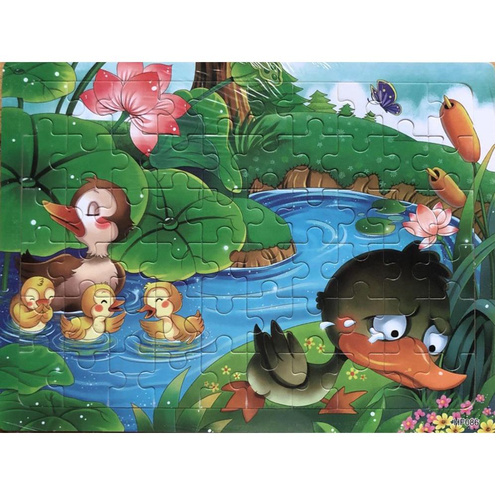 Bộ Tranh Ghép Hình Puzzle 60 miếng Cho Bé, Đồ Chơi