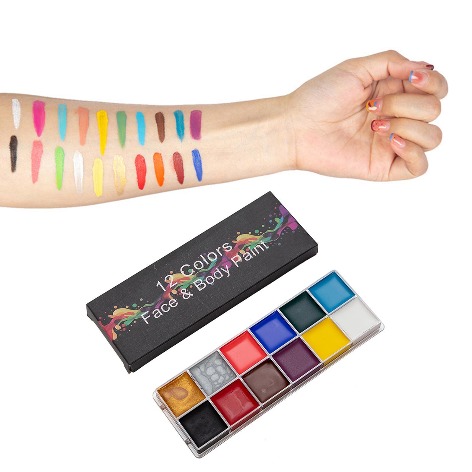 Face Body Paint Painting Palette Face Painting for Halloween Party Christmas