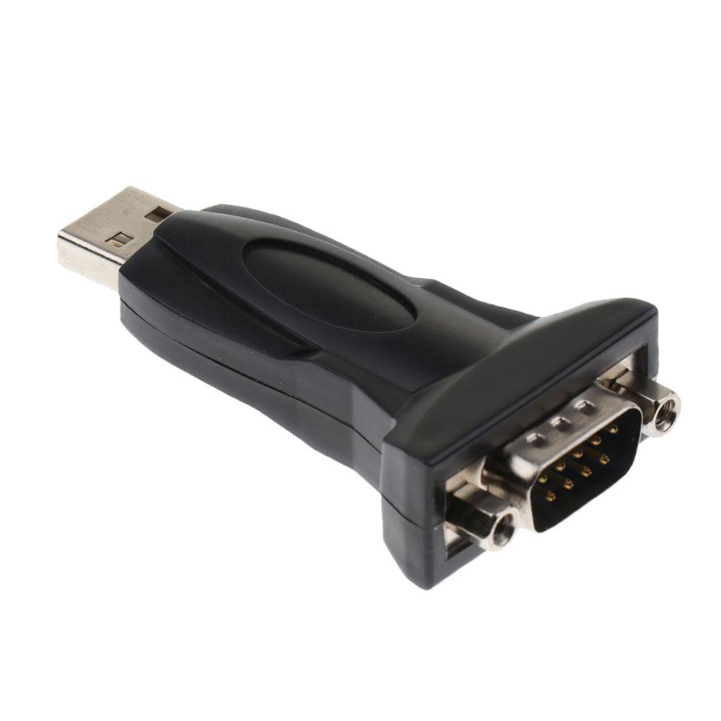 USB 2.0 to RS232 Serial DB9 Adapter Converter Plug 480Mbps for Computer