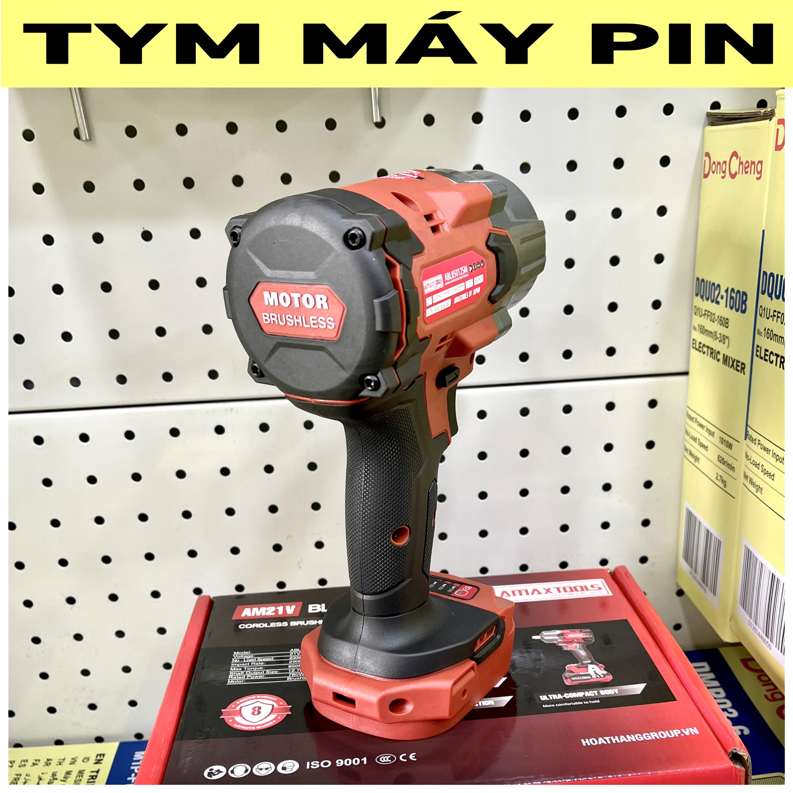 Thân Máy siết bulong pin 21V Amaxtools ABL85012SM 850N.m –chưa pin sạc