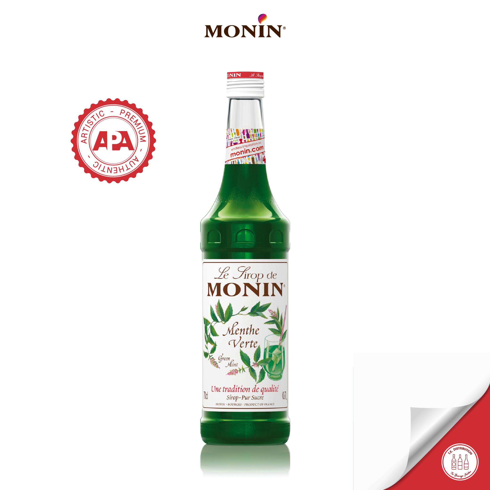 Siro Bạc Hà Xanh MONIN - 700ML