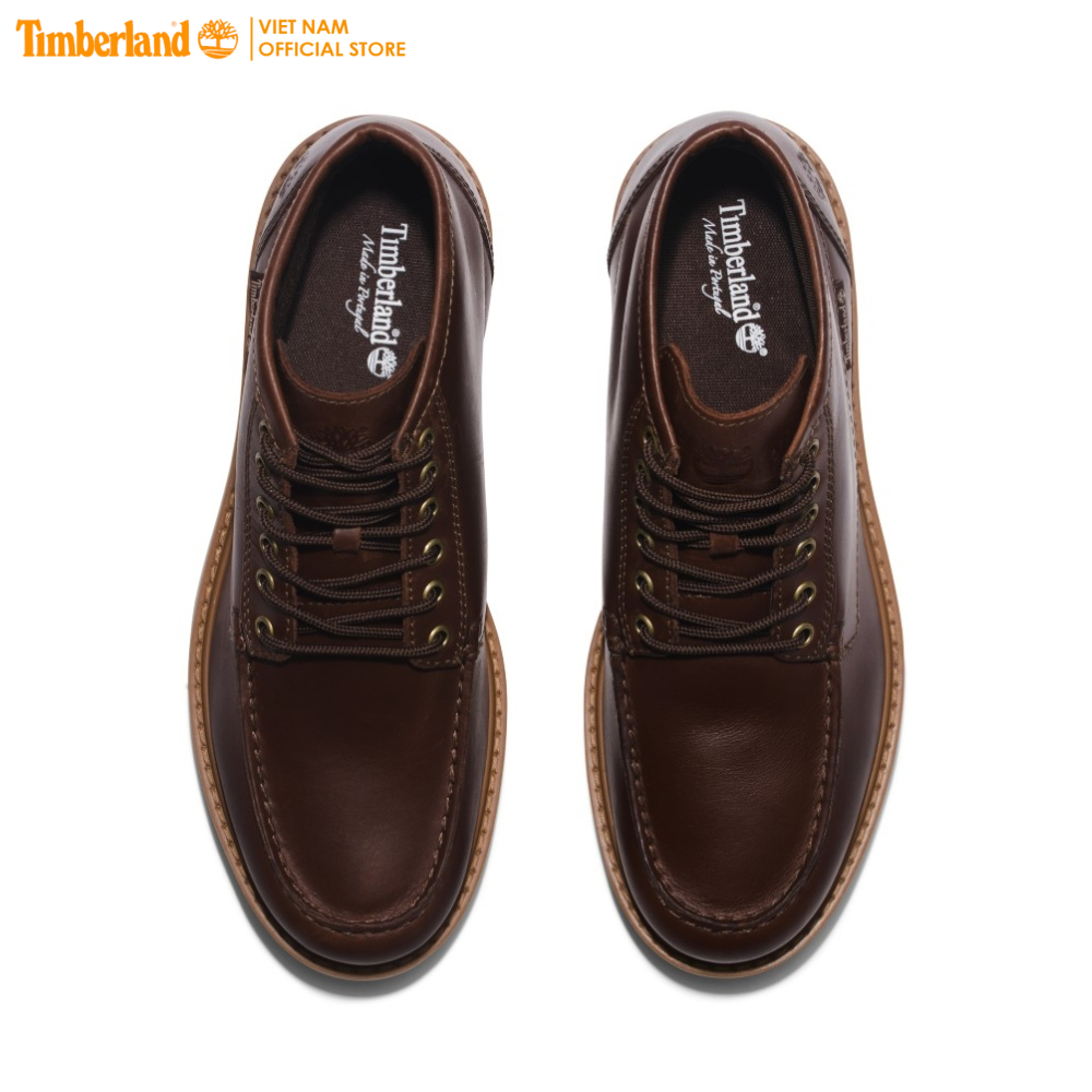 Timberland Giày Nam Newmarket II Boat Chukka Dk Brown Full Grain TB0A65ZF27